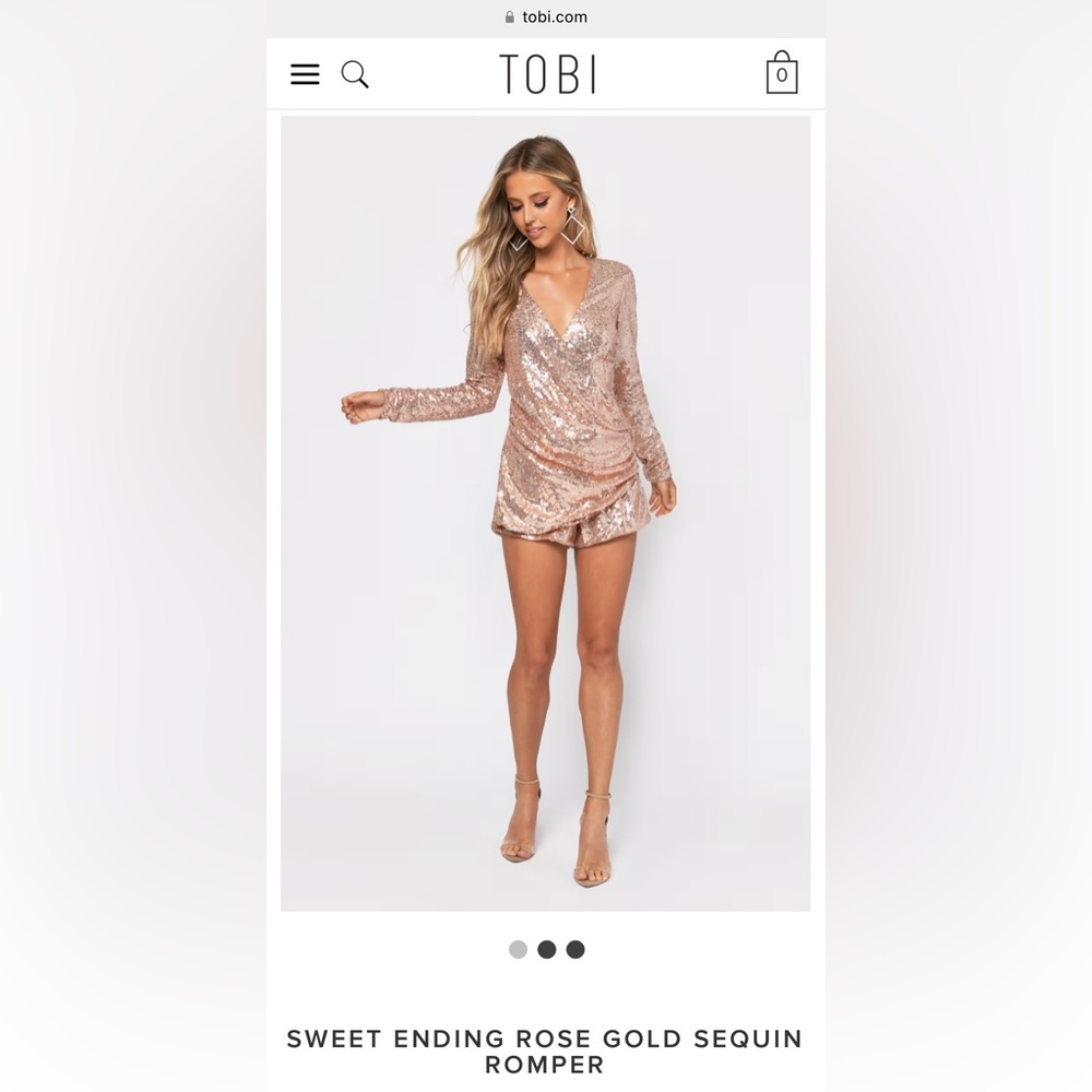 NEW WITH TAGS TOBI ROMPER